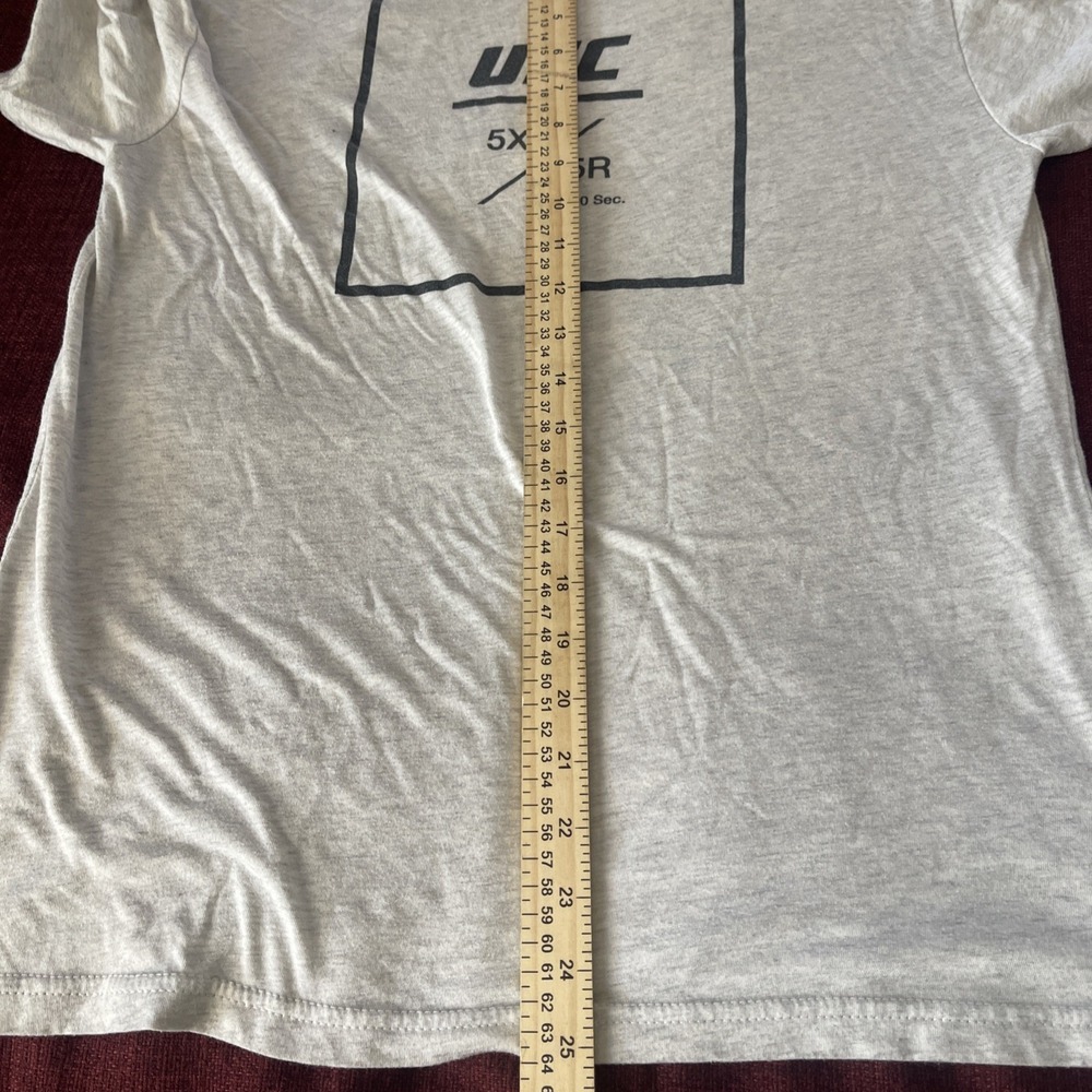 Reebok UFC Men Tshirt Size M Grey - Picture 10 of 11